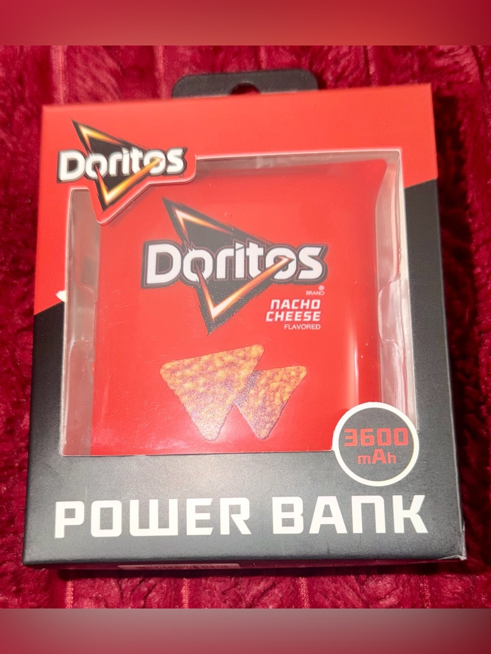 Doritos Red Nacho Cheese 3600mAh Power Bank Charger